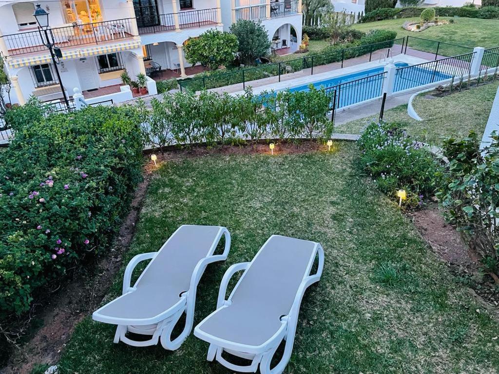Lux 2 Kmr App Stella Blanca Met Zwembaden Airco En Zeezicht Daire Fuengirola Dış mekan fotoğraf
